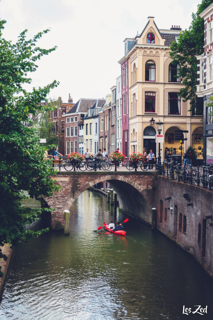 Utrecht - centre et canal canoe kayak