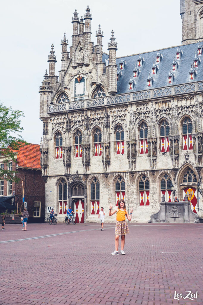 Middelburg Hotel de Ville avec enfant