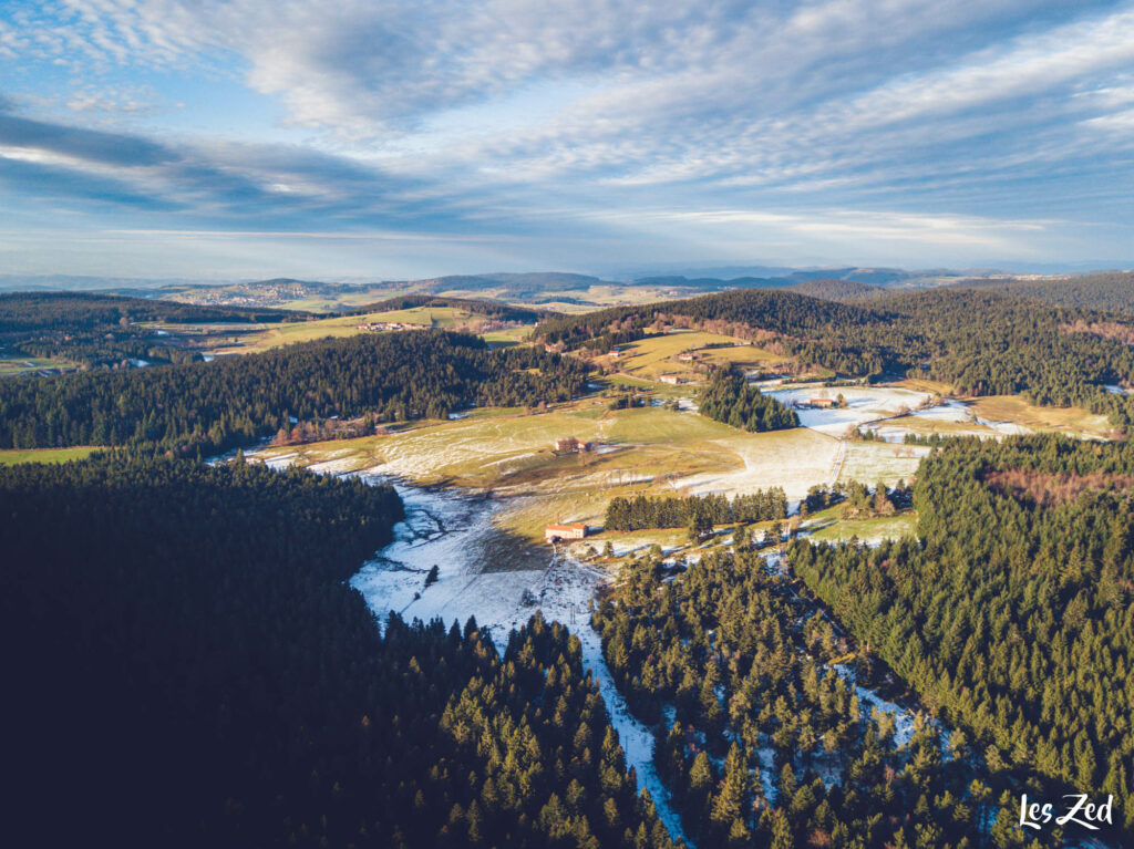 Paysage des Monts du Pilat proche de Saint-Regis-du-Coin