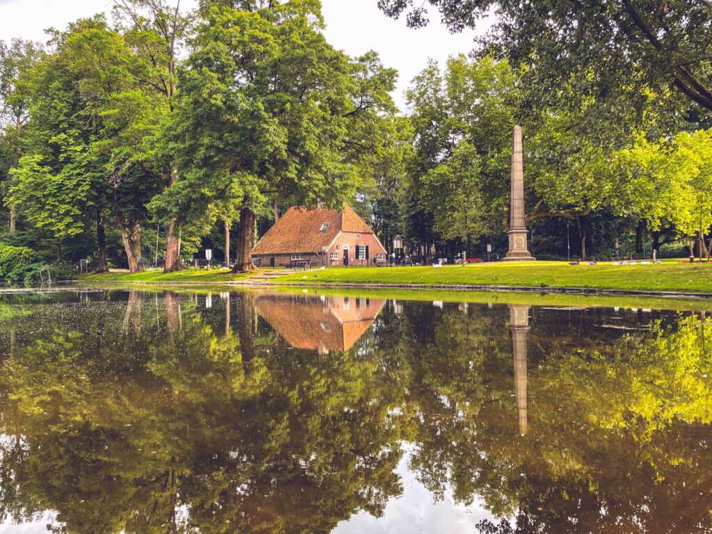 overijssel-pays-bas - Rijssen parc Volkspark reflet paysage