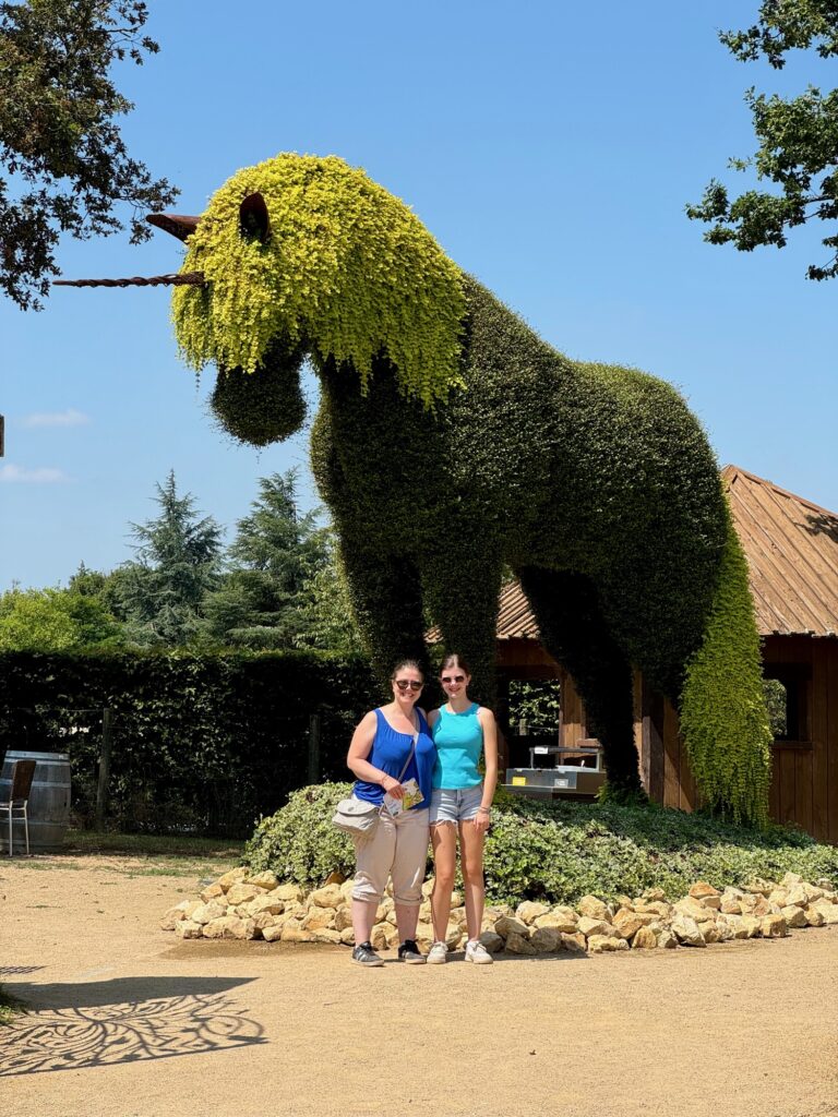 Autour de Cholet - Terra Botanica pose mere fille